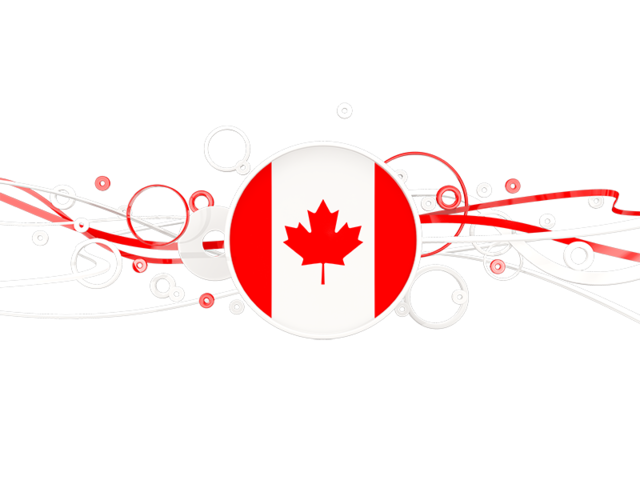 Circles with lines. Download flag icon of Canada at PNG format