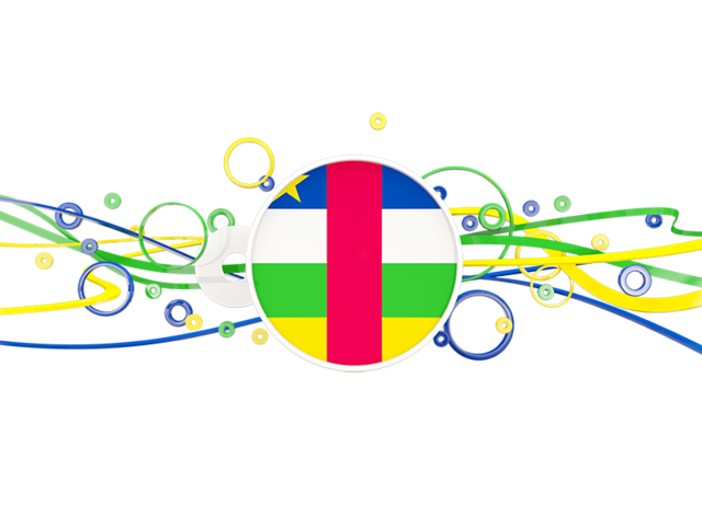 Circles with lines. Download flag icon of Central African Republic at PNG format