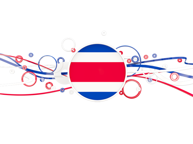 Circles with lines. Download flag icon of Costa Rica at PNG format