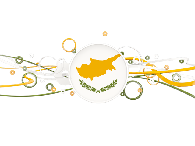 Circles with lines. Download flag icon of Cyprus at PNG format