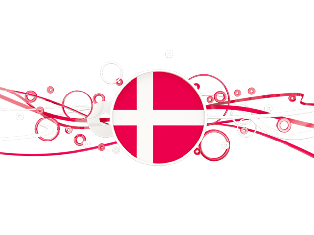Circles with lines. Download flag icon of Denmark at PNG format