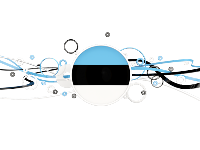 Circles with lines. Download flag icon of Estonia at PNG format