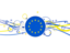 European Union. Circles with lines. Download icon.