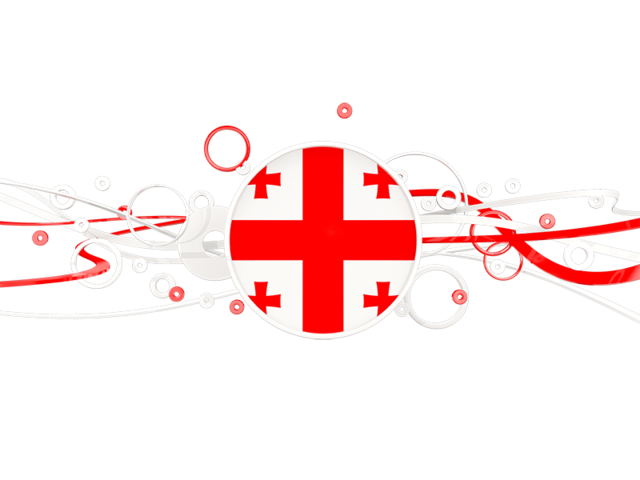 Circles with lines. Download flag icon of Georgia at PNG format