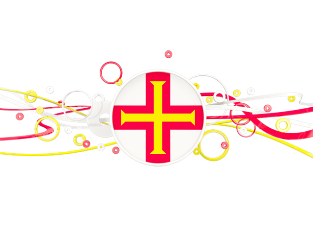 Circles with lines. Download flag icon of Guernsey at PNG format