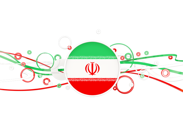Circles with lines. Download flag icon of Iran at PNG format