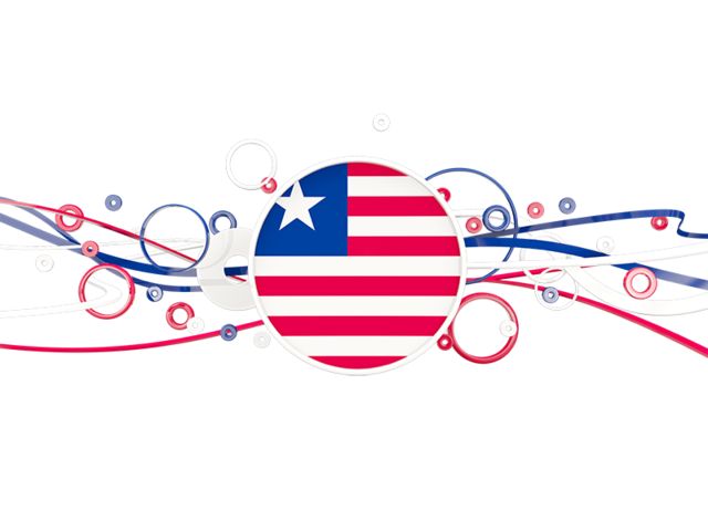 Circles with lines. Download flag icon of Liberia at PNG format
