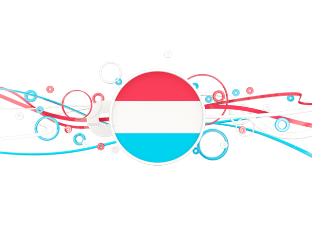 Circles with lines. Download flag icon of Luxembourg at PNG format