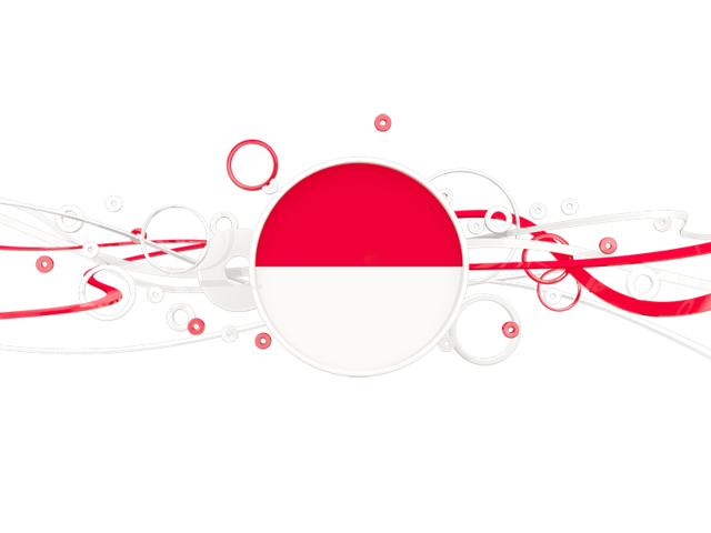 Circles with lines. Download flag icon of Monaco at PNG format