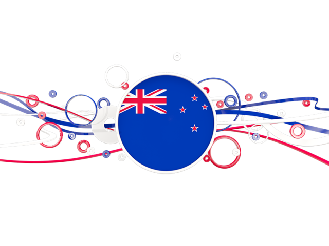 Circles with lines. Download flag icon of New Zealand at PNG format