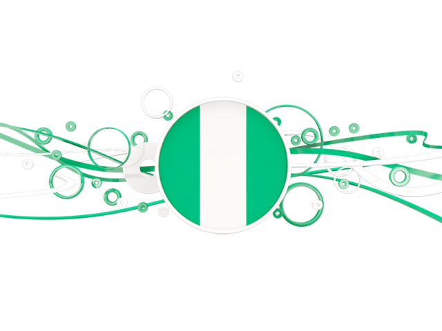 Circles with lines. Download flag icon of Nigeria at PNG format