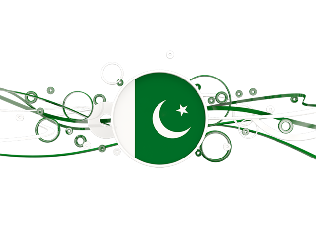 Circles with lines. Download flag icon of Pakistan at PNG format