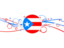 Puerto Rico. Circles with lines. Download icon.