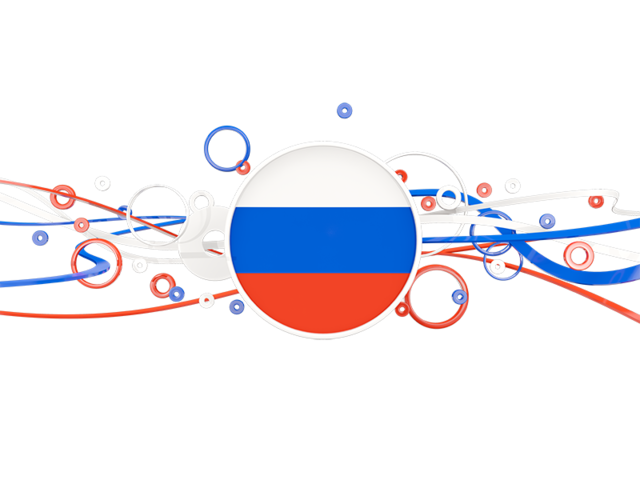 Circles with lines. Download flag icon of Russia at PNG format