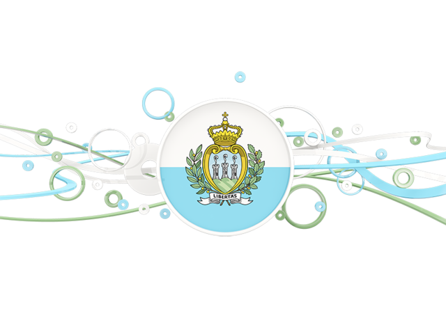 Circles with lines. Download flag icon of San Marino at PNG format