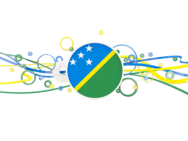 Circles with lines. Download flag icon of Solomon Islands at PNG format