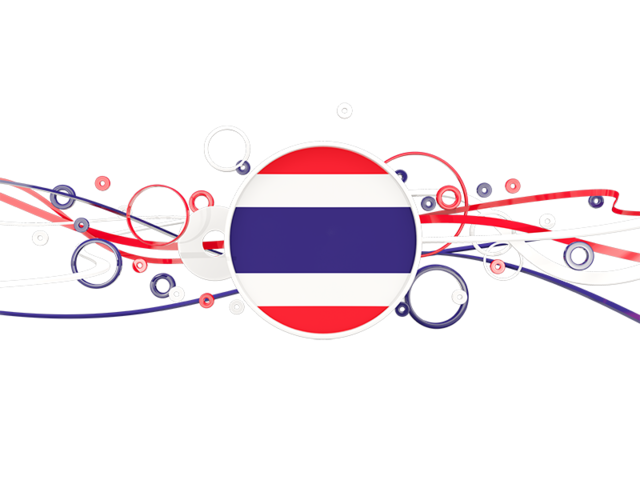 Узор из кругов и линий. Скачать флаг. Таиланд