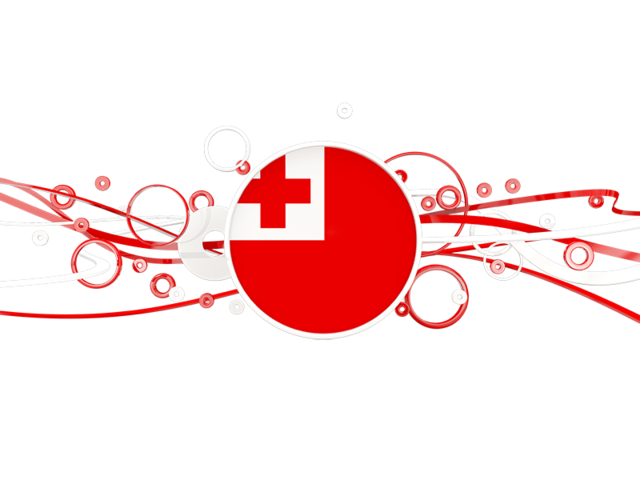 Circles with lines. Download flag icon of Tonga at PNG format