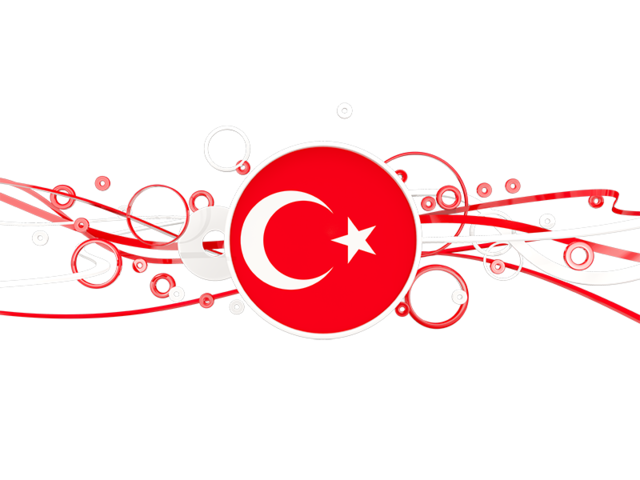 Circles with lines. Download flag icon of Turkey at PNG format