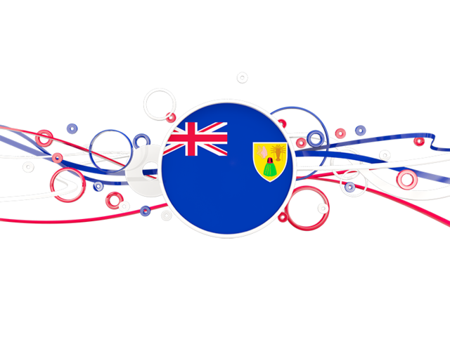 Circles with lines. Download flag icon of Turks and Caicos Islands at PNG format