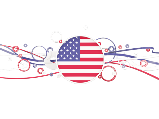 Circles with lines. Download flag icon of United States of America at PNG format