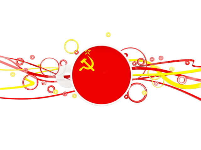 Circles with lines. Download flag icon of Soviet Union at PNG format