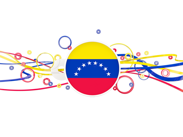 Circles with lines. Download flag icon of Venezuela at PNG format