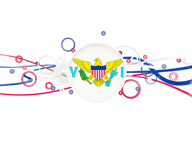 Circles with lines. Download flag icon of Virgin Islands of the United States at PNG format