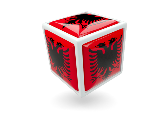 Cube icon. Download flag icon of Albania at PNG format