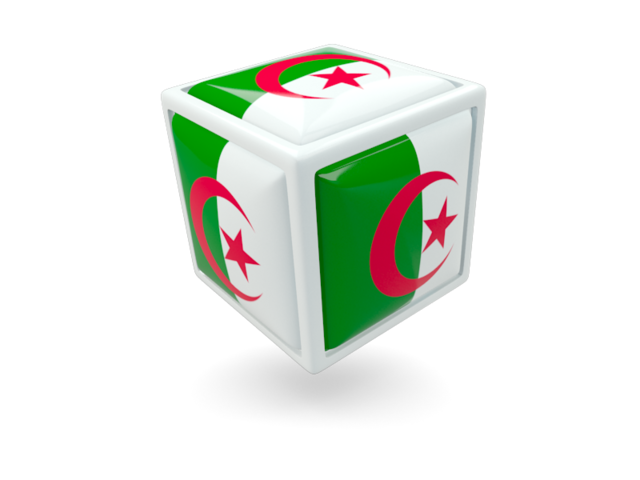 Cube icon. Download flag icon of Algeria at PNG format