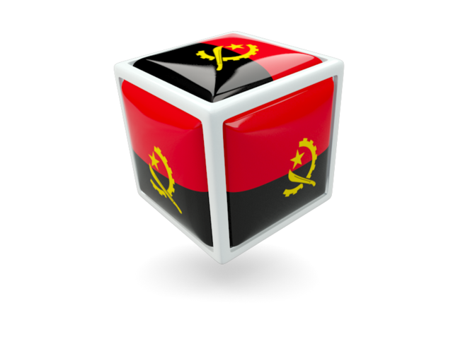Cube icon. Download flag icon of Angola at PNG format