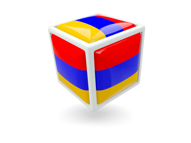 Cube icon. Download flag icon of Armenia at PNG format