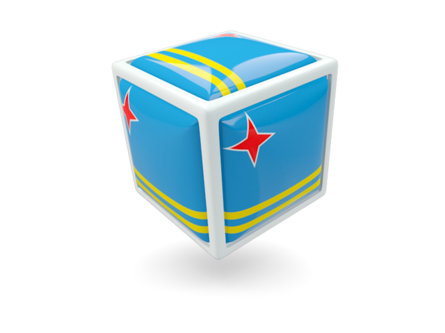 Cube icon. Download flag icon of Aruba at PNG format