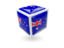 Australia. Cube icon. Download icon.