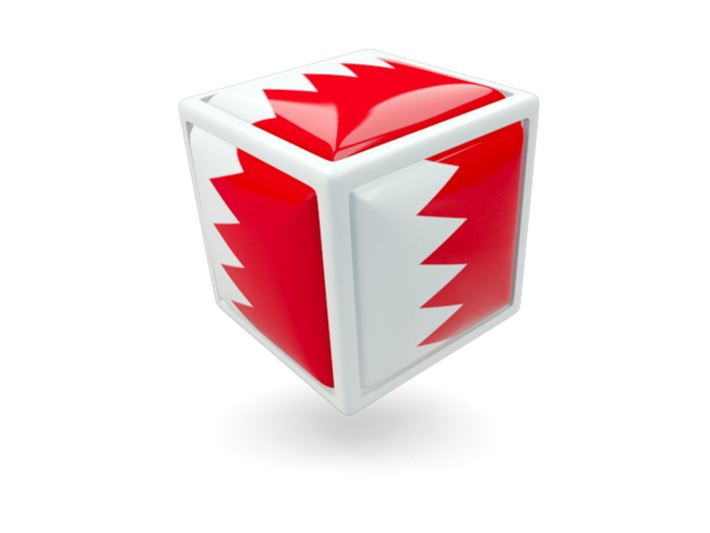 Иконка-кубик. Скачать флаг. Бахрейн
