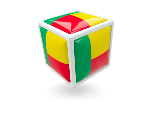 Cube icon. Download flag icon of Benin at PNG format