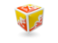 Bhutan. Cube icon. Download icon.