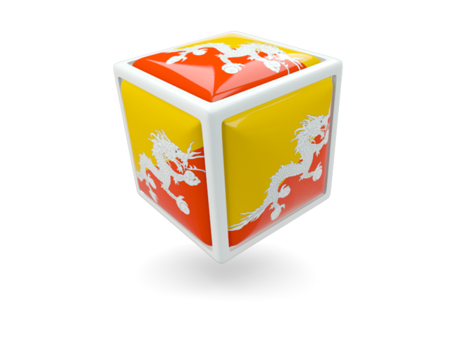 Cube icon. Download flag icon of Bhutan at PNG format