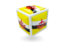 Brunei. Cube icon. Download icon.