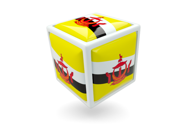 Cube icon. Download flag icon of Brunei at PNG format