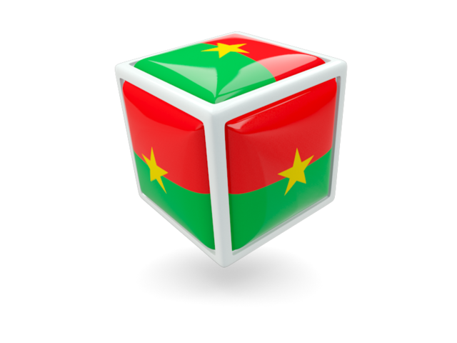 Cube icon. Download flag icon of Burkina Faso at PNG format