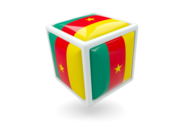 Cube icon. Download flag icon of Cameroon at PNG format