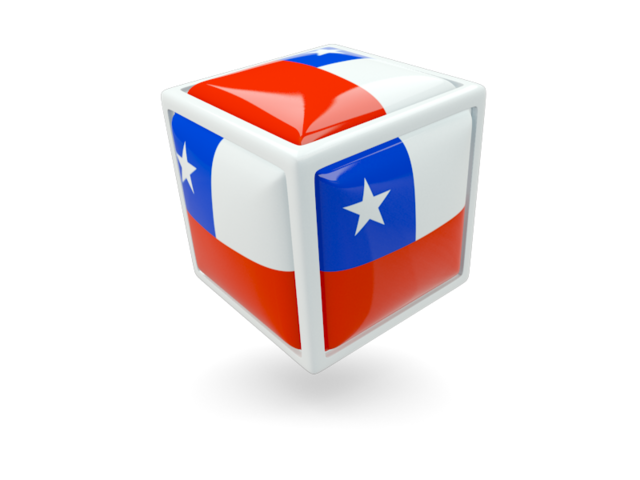 Cube icon. Download flag icon of Chile at PNG format