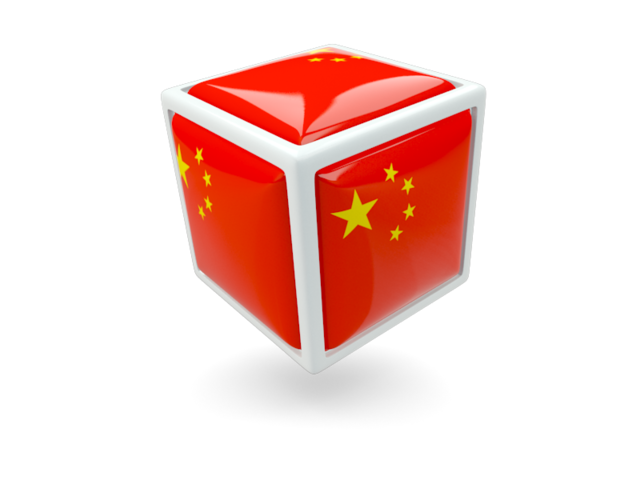 Cube icon. Download flag icon of China at PNG format