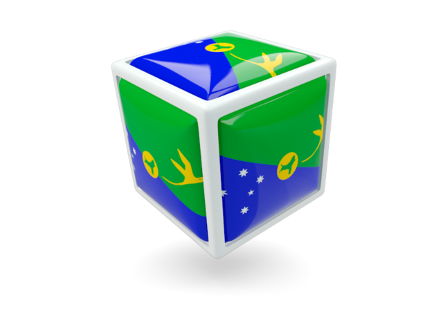 Cube icon. Download flag icon of Christmas Island at PNG format