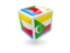 Comoros. Cube icon. Download icon.