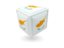 Cyprus. Cube icon. Download icon.