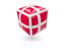 Denmark. Cube icon. Download icon.