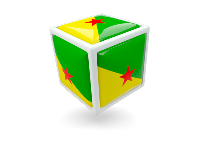 Cube icon. Download flag icon of French Guiana at PNG format