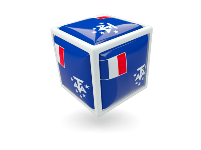 Cube icon. Download flag icon of French Southern and Antarctic Lands at PNG format
